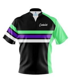 CoolWick Elite Expo Purple Sash Zip Jersey