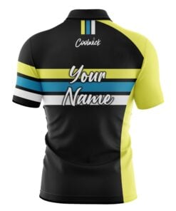 Alternative view of CoolWick Elite Expo Yellow Sash Zip Jersey