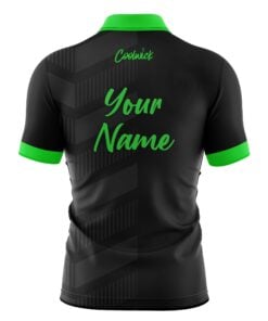 Alternative view of CoolWick Elite Green Treads Sash Zip Jersey