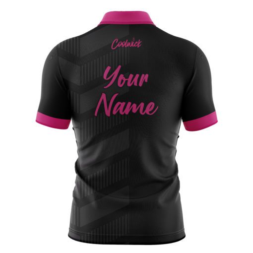 CoolWick Elite Pink Treads Sash Zip Jersey - Image 2