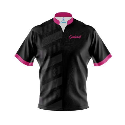 CoolWick Elite Pink Treads Sash Zip Jersey