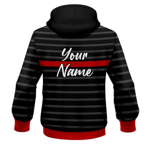 CoolWick Elite Red Stripe Hoodie - Image 2