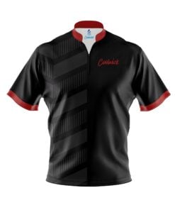 CoolWick Elite Red Treads Sash Zip Jersey
