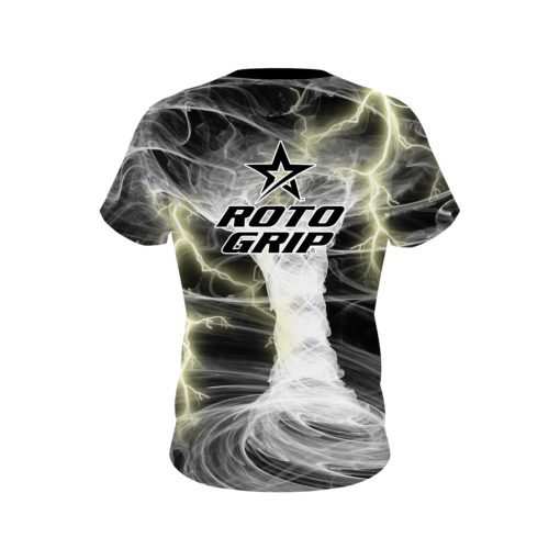 Roto Grip Electrical Tornado White CoolWick Bowling Jersey - Image 2