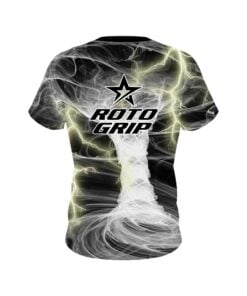 Alternative view of Roto Grip Electrical Tornado White CoolWick Bowling Jersey