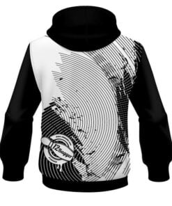 Alternative view of 12Bagger Bowling Strikers Contrasting Lines CoolWick Dye-Sub Hoodie