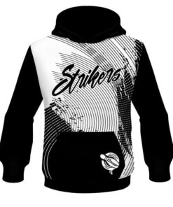 12Bagger Bowling Strikers Contrasting Lines CoolWick Dye-Sub Hoodie