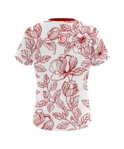 Alternative view of 12Bagger Bowling Red Flower Tattoo Coolwick Jersey