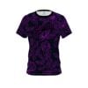 12Bagger Bowling Navy and Violet Flower Tattoo Coolwick Jersey