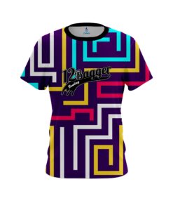 12Bagger Bowling Line Maze Coolwick Jersey