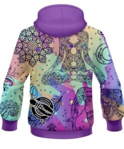 Alternative view of 12Bagger Bowling Prismatic Tapestry Coolwick Dye-Sub Hoodie