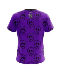 Alternative view of 12Bagger Bowling Purple Skulls Coolwick Jersey