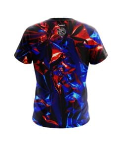 Alternative view of 12Bagger Bowling Red Blue Foil Coolwick Jersey