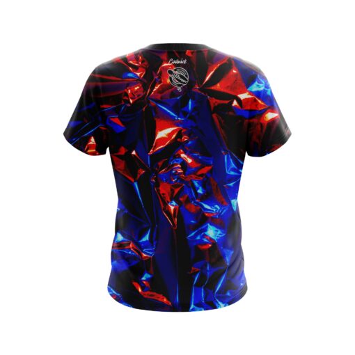 12Bagger Bowling Red Blue Foil Coolwick Jersey - Image 2