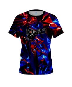 12Bagger Bowling Red Blue Foil Coolwick Jersey