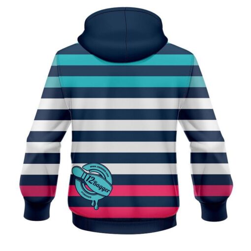 12Bagger Bowling Strikers Segmented Gradient CoolWick Dye-Sub Hoodie - Image 2