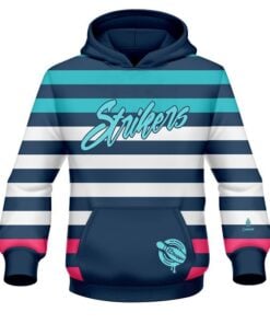 12Bagger Bowling Strikers Segmented Gradient CoolWick Dye-Sub Hoodie