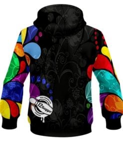 Alternative view of 12Bagger Bowling Strikers Stained Glass CoolWick Dye-Sub Hoodie