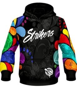 12Bagger Bowling Strikers Stained Glass CoolWick Dye-Sub Hoodie
