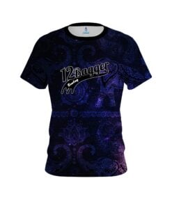 12Bagger Bowling Tribal Elephants Galaxy Coolwick Jersey