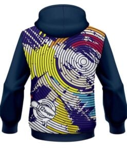 Alternative view of 12Bagger Bowling Strikers Vinyl Scratch CoolWick Dye-Sub Hoodie