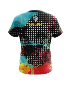 Alternative view of 12Bagger Bowling Abstract Paint Splatter Coolwick Jersey