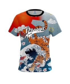 12Bagger Bowling Tiger Waves Coolwick Jersey