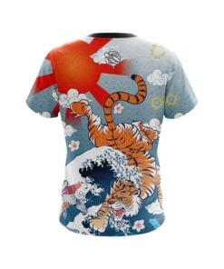 Alternative view of 12Bagger Bowling Tiger Waves Coolwick Jersey
