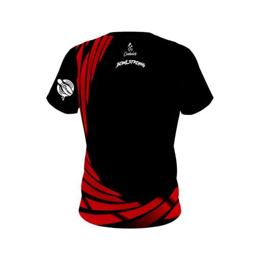 12Bagger Bowlstrong Tournament Red CoolWick Jersey - Image 2