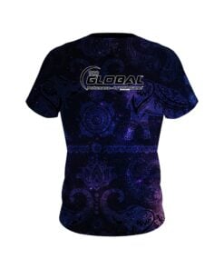 Alternative view of 900 Global Tribal Elephants Galaxy CoolWick Bowling Jersey