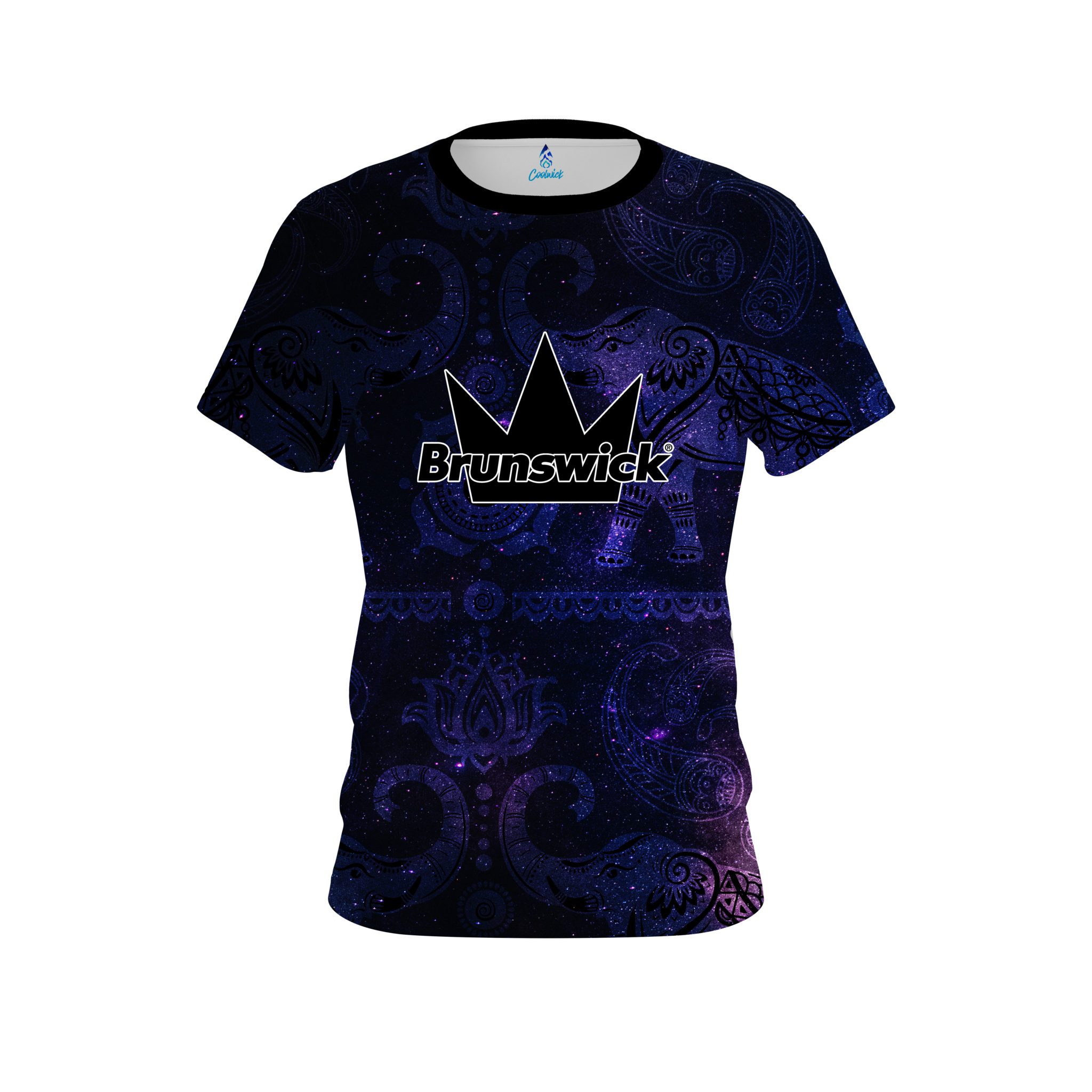 Brunswick Tribal Elephants Galaxy CoolWick Bowling Jersey