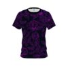 Columbia 300 Navy and Violet Flower Tattoo CoolWick Bowling Jersey