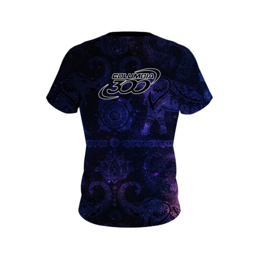 Columbia 300 Tribal Elephants Galaxy CoolWick Bowling Jersey - Image 2