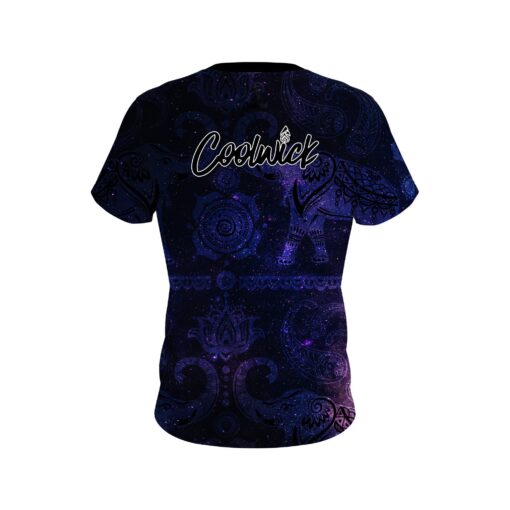 Signature Coolwick Tribal Elephants Galaxy Bowling Jersey - Image 2