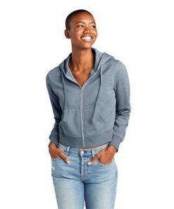 Alternative view of DV8 Women's Crop Zip Up Bowling Hoodie