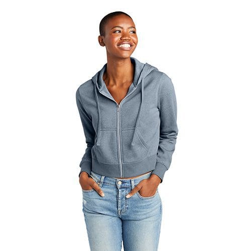 DV8 Women's Crop Zip Up Bowling Hoodie - Image 2