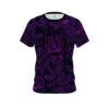DV8 Navy and Violet Flower Tattoo CoolWick Bowling Jersey