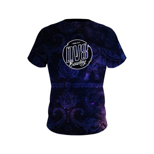 DV8 Tribal Elephants Galaxy CoolWick Bowling Jersey - Image 2
