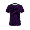 Ebonite Navy and Violet Flower Tattoo CoolWick Bowling Jersey