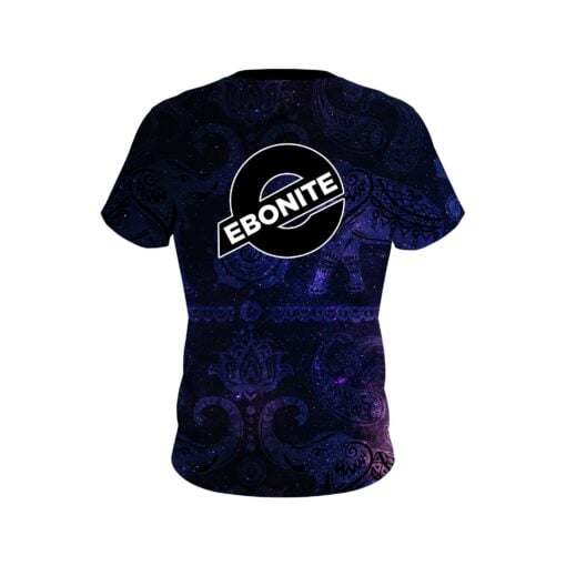 Ebonite Tribal Elephants Galaxy CoolWick Bowling Jersey - Image 2