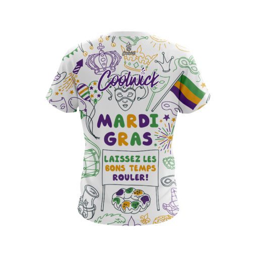 Veronica Petrinec Mardi Gras CoolWick Bowling Jersey - Image 2