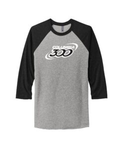 Columbia 300 Men's Tri-Blend 3/4-Sleeve Raglan CoolWick Bowling Tee