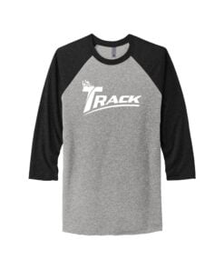 Track Men's Tri-Blend 3/4-Sleeve Raglan CoolWick Bowling Tee