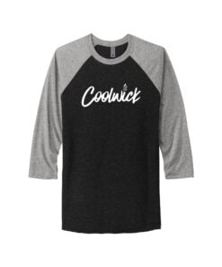 Coolwick Men's Coolwick Tri-Blend 3/4-Sleeve Raglan Tee