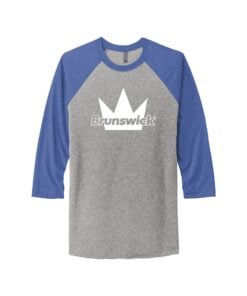 Brunswick Men's Coolwick Tri-Blend 3/4-Sleeve Raglan Tee