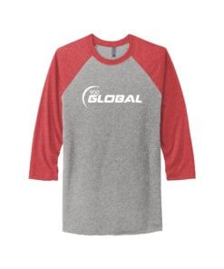 900 Global Men's Coolwick Tri-Blend 3/4-Sleeve Raglan Tee