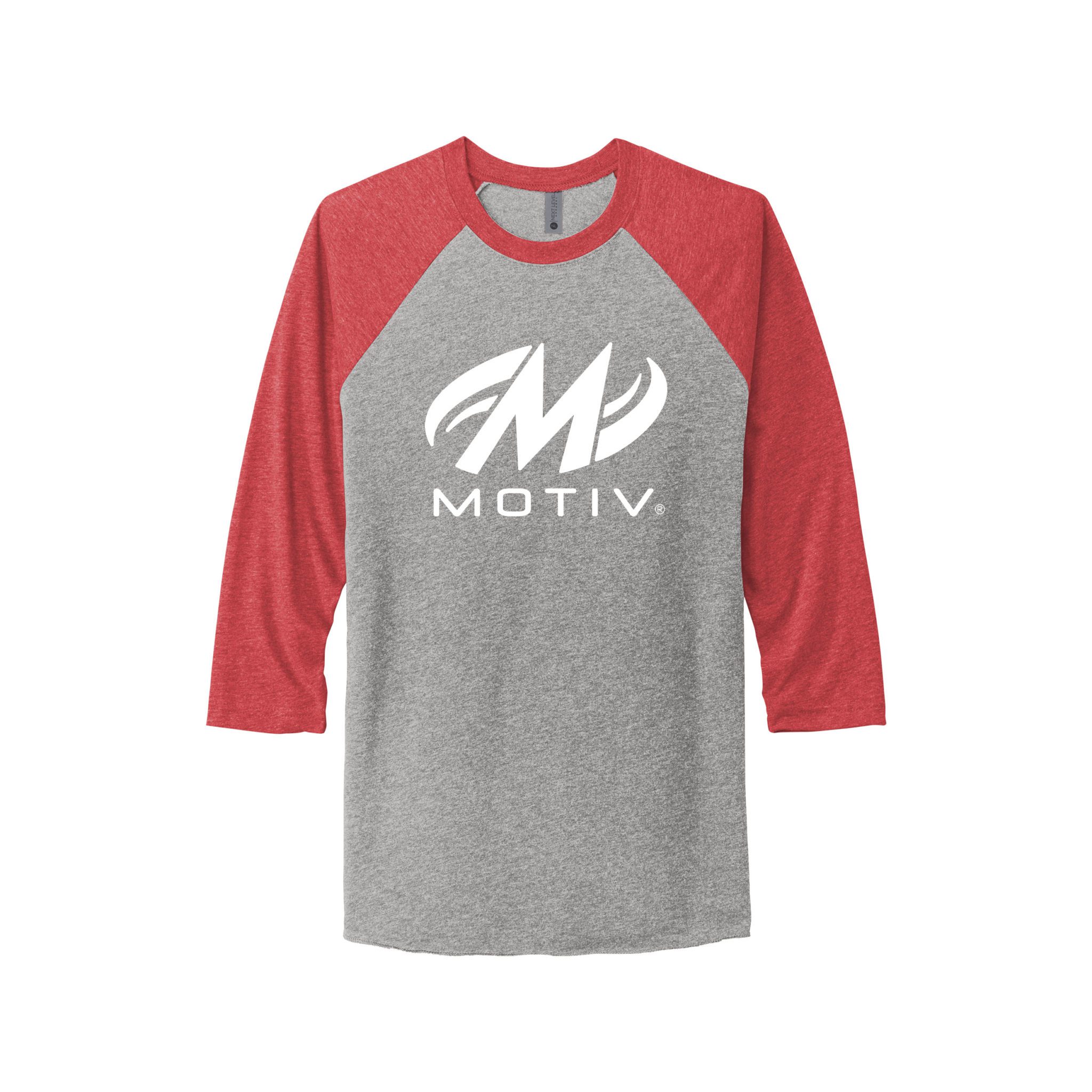 Motiv Men's Coolwick Tri-Blend 3/4-Sleeve Raglan Tee