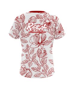 Alternative view of Radical Red Flower Tattoo CoolWick Bowling Jersey