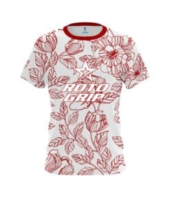 Roto Grip Red Flower Tattoo CoolWick Bowling Jersey