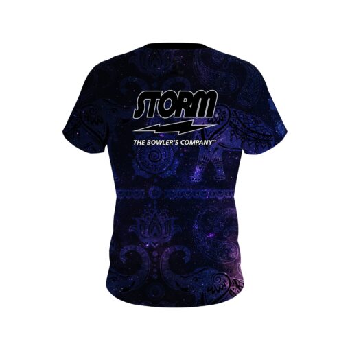 Storm Tribal Elephants Galaxy CoolWick Bowling Jersey - Image 2